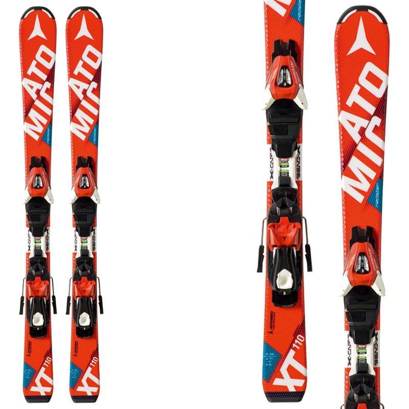 Atomic Redster Jr II Ets + bindings Xte 4.5 red 130cm