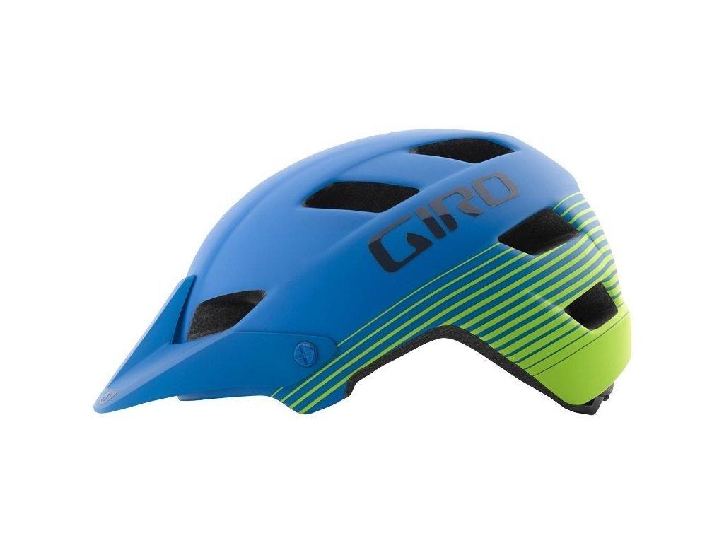 Giro Feature MIPS, Matt Blue / Lime