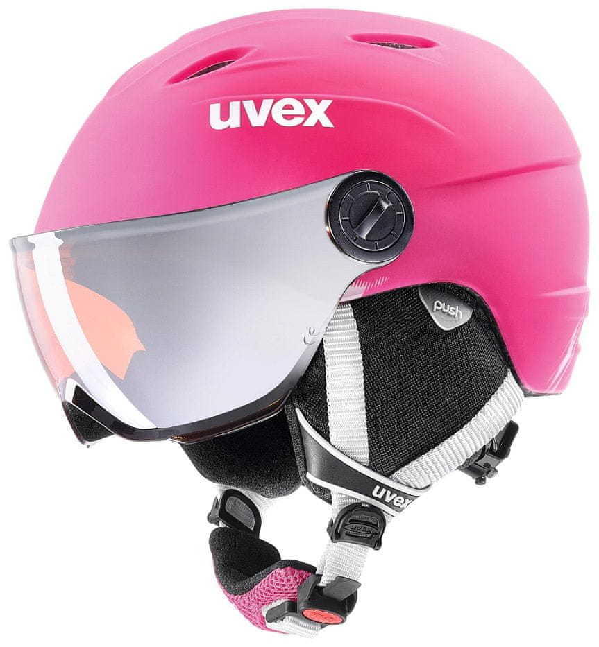 UVEX Junior Visor Pro, pink mat