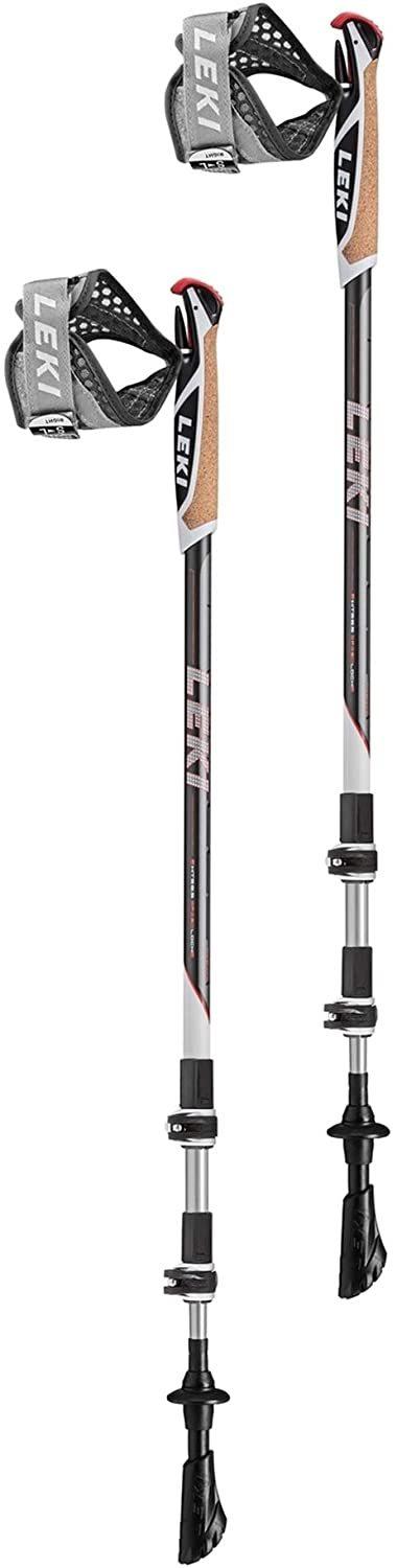 Leki hole Traveller Alu black/white/red (65026011) 90-130 cm