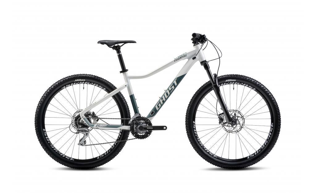 Ghost Lanao Essential 27.5 Pearl White/Metallic Green Gloss