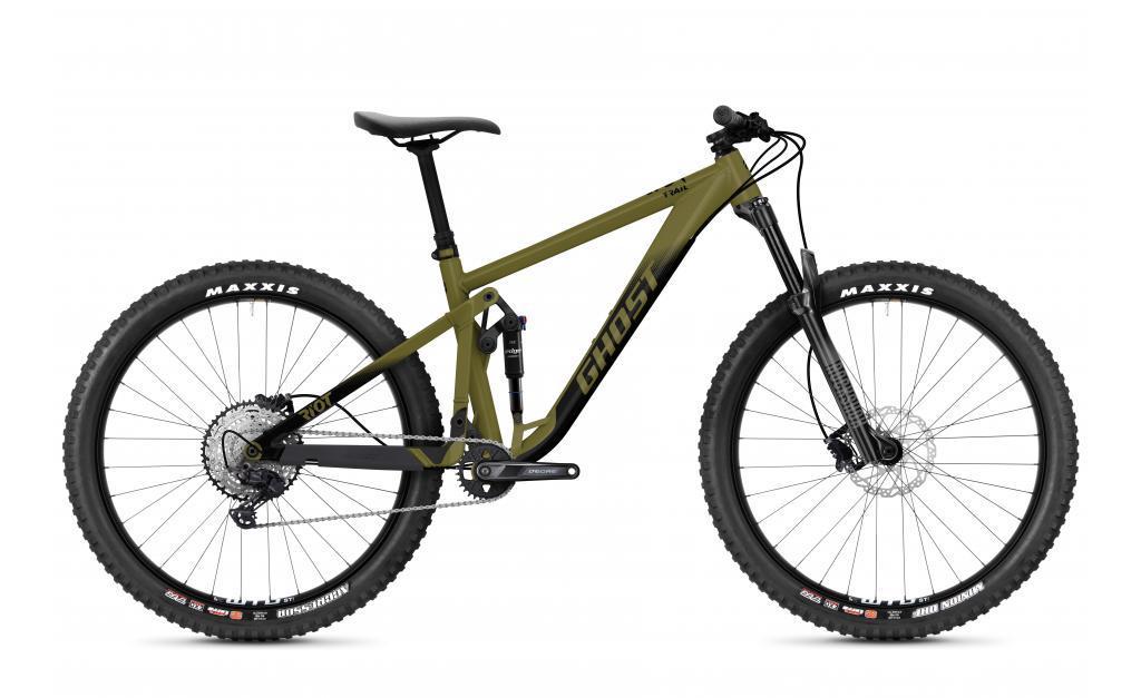 CELOODPRUŽENÉ HORSKÉ KOLO GHOST Riot Trail 29" Olive Green/Black 2023