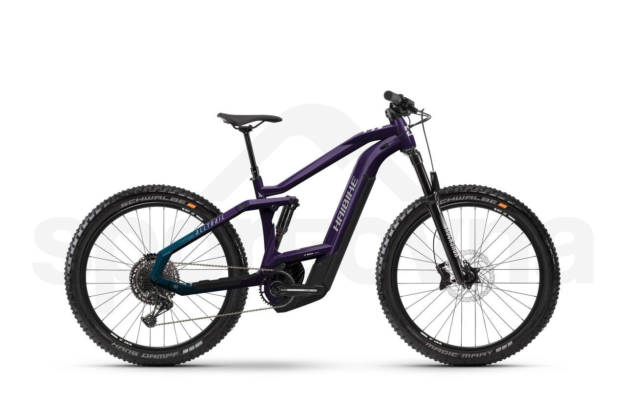 Celoodpružené Elektrokolo Haibike Alltrail 8 29 - Gloss Fade Purple Chrome 2023