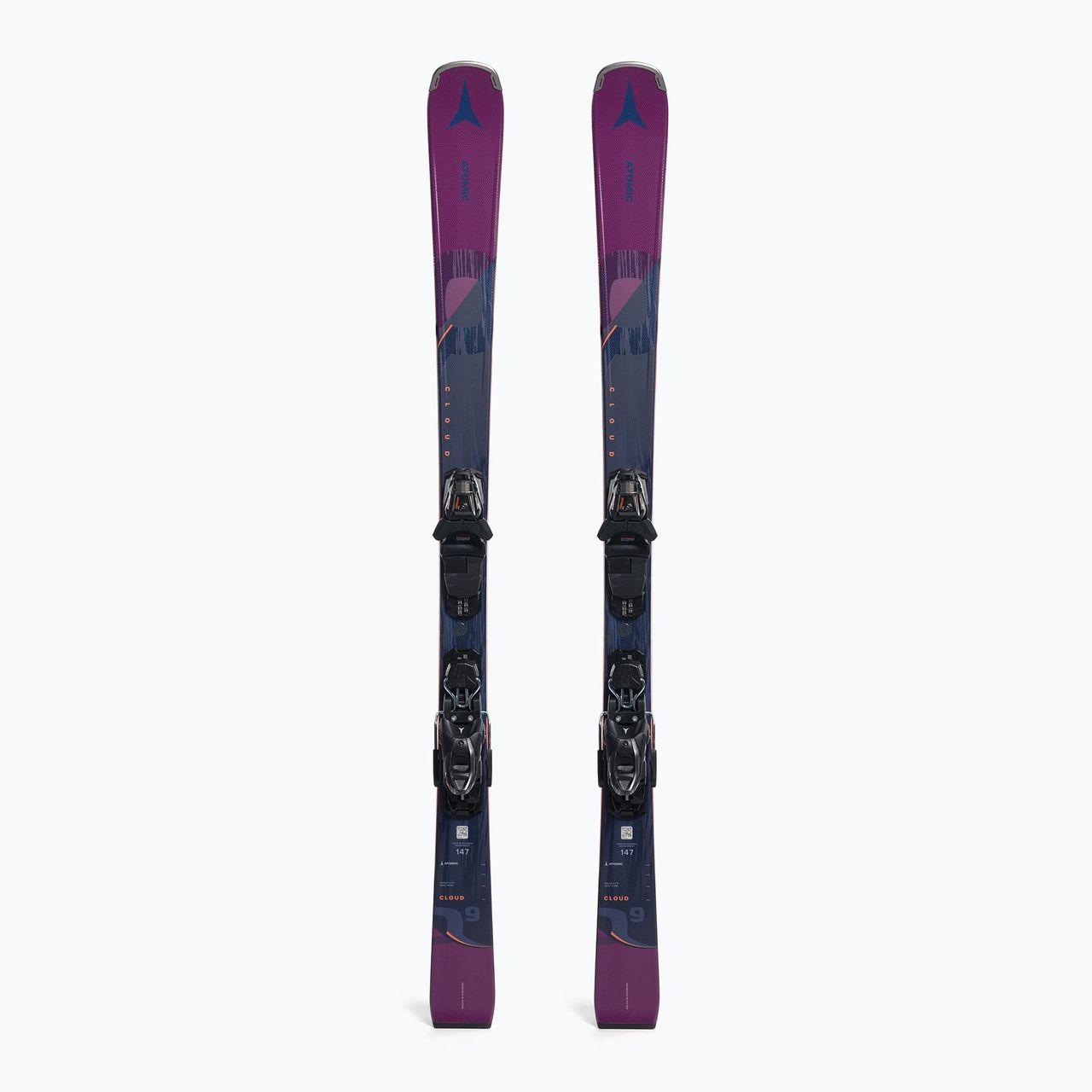 Atomic Dámské sjezdové lyže ATOMIC Cloud Q9 + M10 GW black/purple