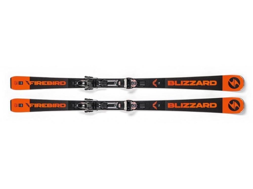 Blizzard Firebird Ti, black/orange + binding TPC 10 DEMO 166cm