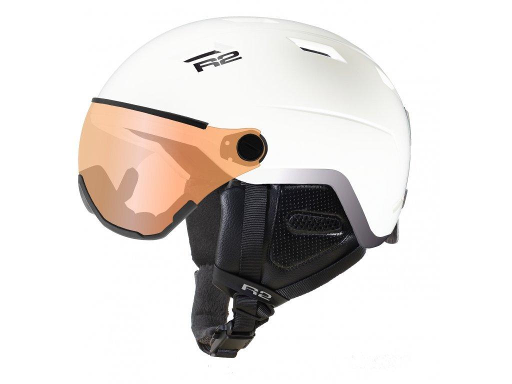 R2 Panther ATHS02B lyžařská helma bílá