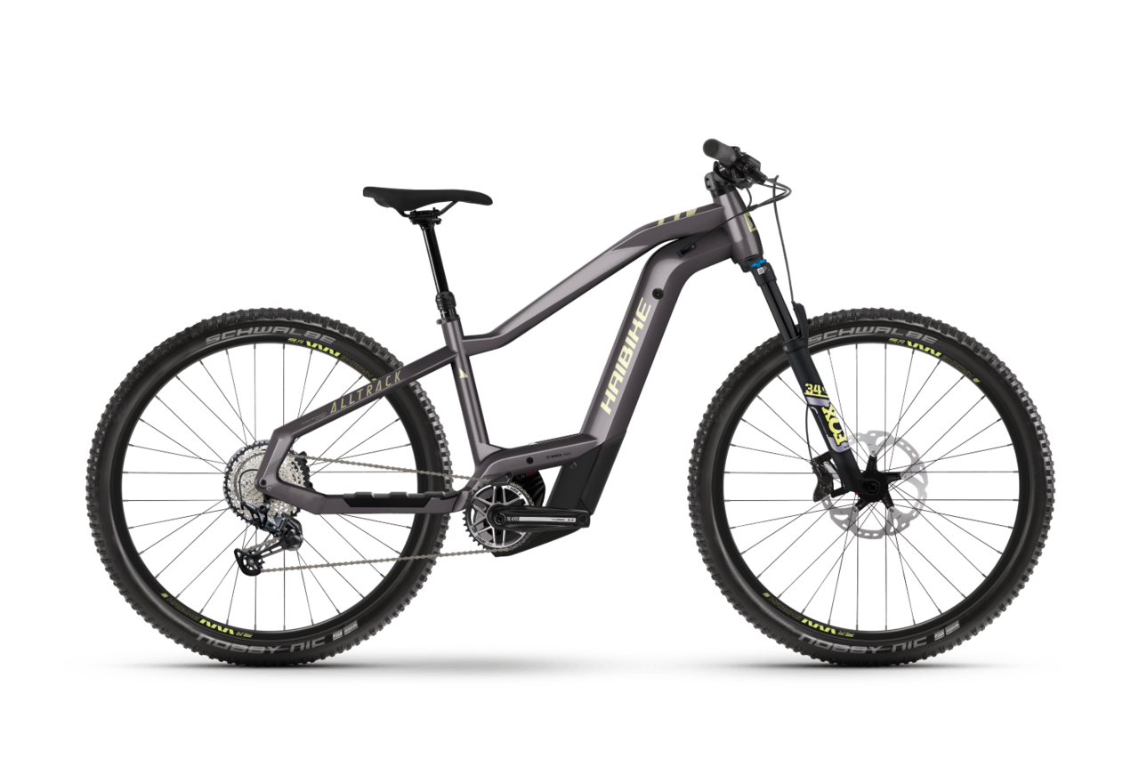 Haibike Horské elektrokolo AllTrack 11 29 MTB Hardtail royal viola/lemon 2023