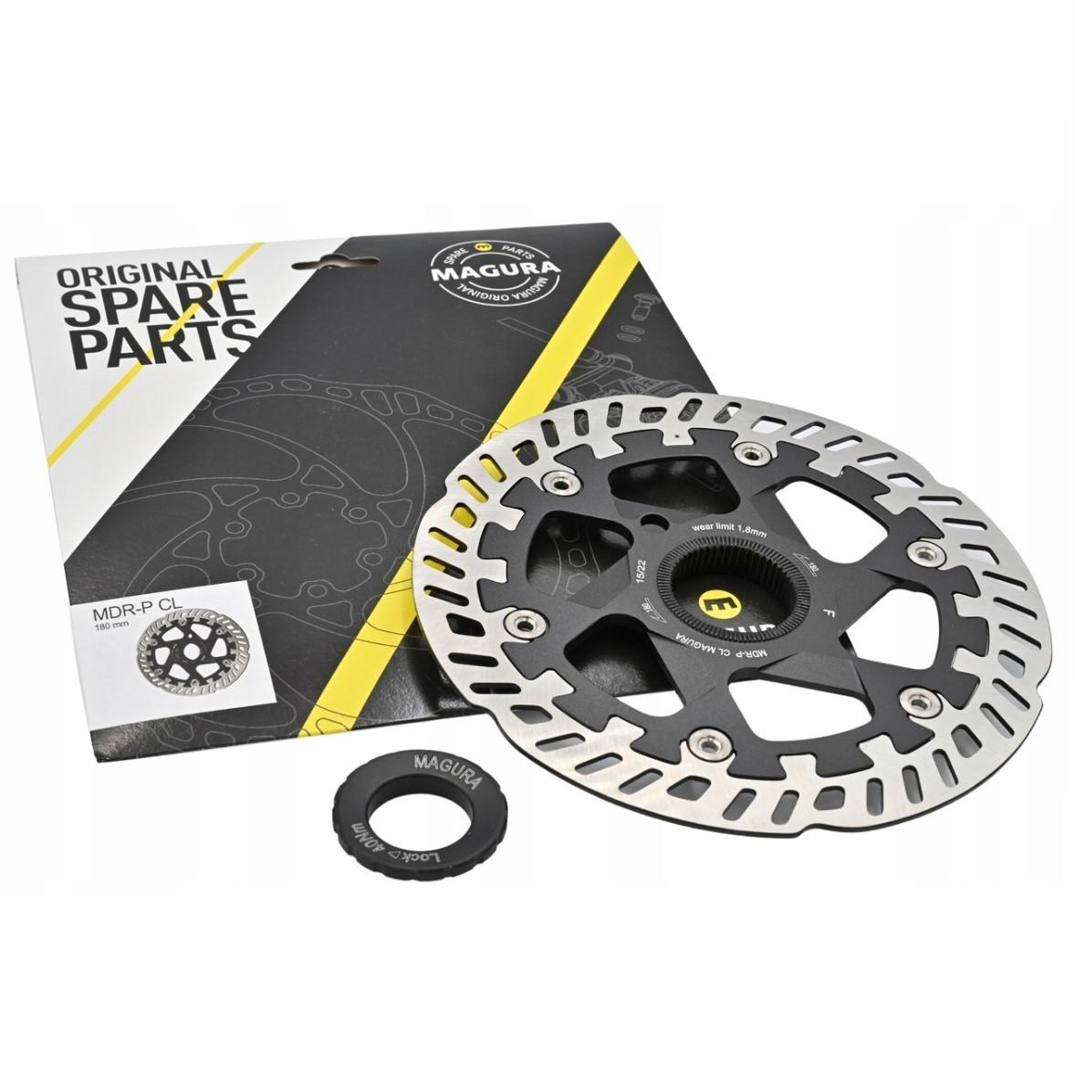 Brzdový kotouč MAGURA MDR-C CL 203mm Center Lock, závěrná matice pro pevnou osu