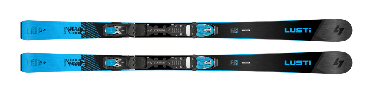 Sjezdové lyže Lusti PERFORMANCE CARVING 74 + VÁZÁNÍ VIST VSP 412, DESKA SPEEDCOM