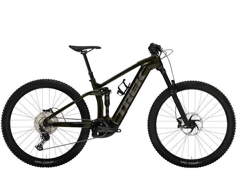 Celoodpružené elektrokolo TREK Rail 9.5 Gen.4 black/olive 2024 