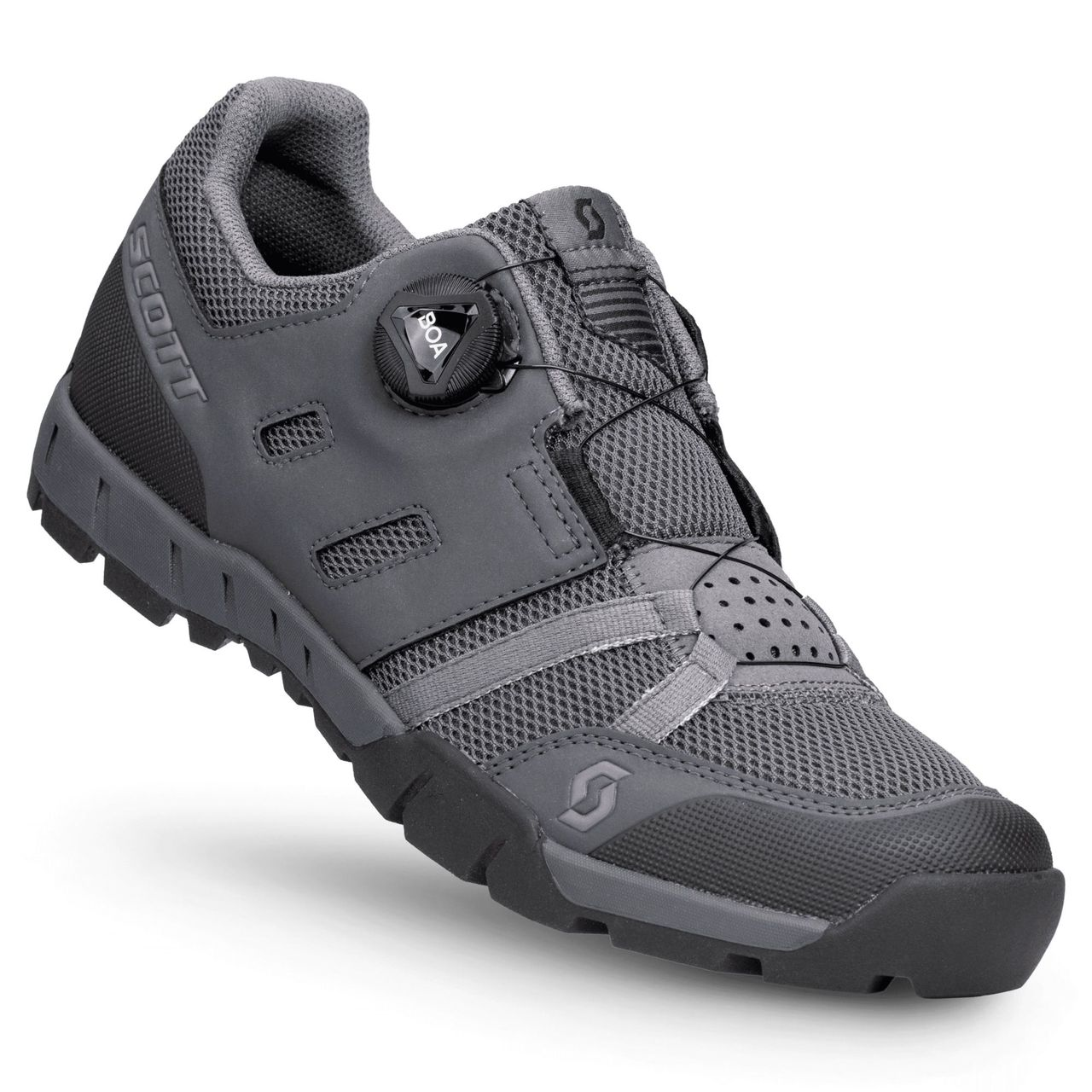 Tretry SCOTT SPORT CRUS-R BOA tmavě šedá/černá, né SPD