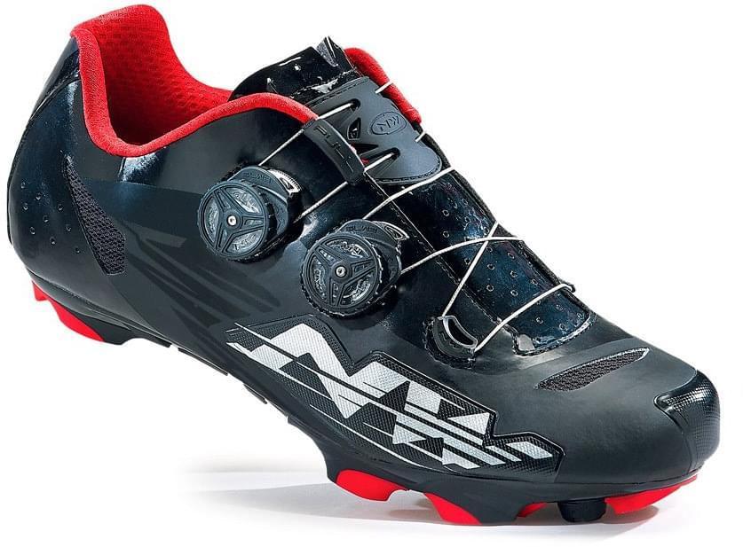 Cyklistické tretry Northwave Blaze Plus - black/white/red, 45