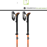 Trekingové hole LEKI Sherpa FX Carbon Strong orange/denimblue (65229801)