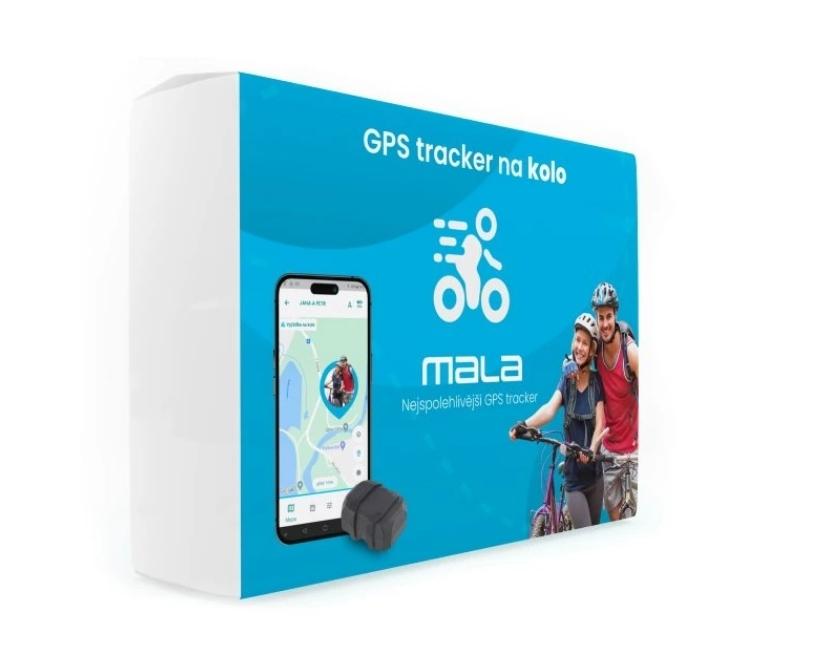 GPS tracker na kolo Mala