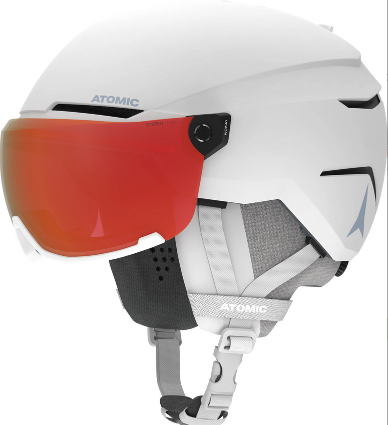 lyžařská helma Atomic Savor Visor Photo White