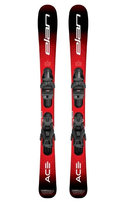 Juniorské sjezdové lyže Elan Formula Red Jrs + El 7.5