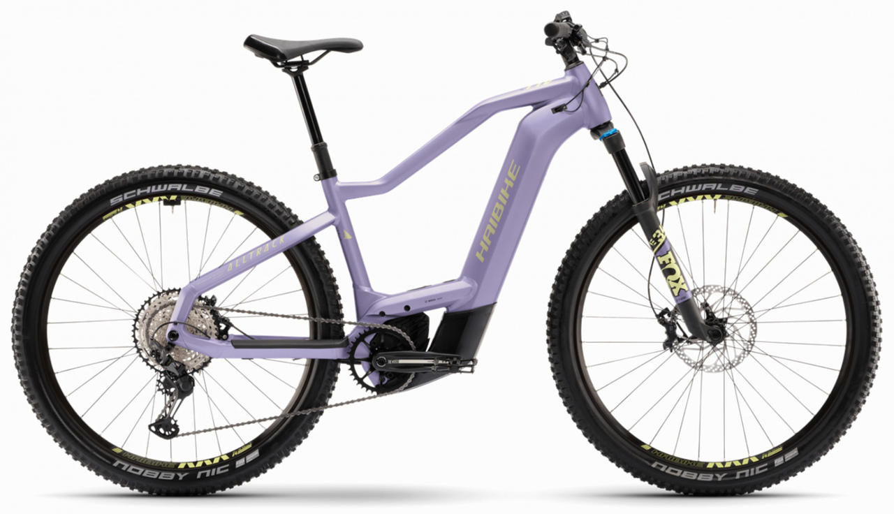 Horské elektrokolo Haibike AllTrack 11 27,5" royal viola/lemon matt 2024