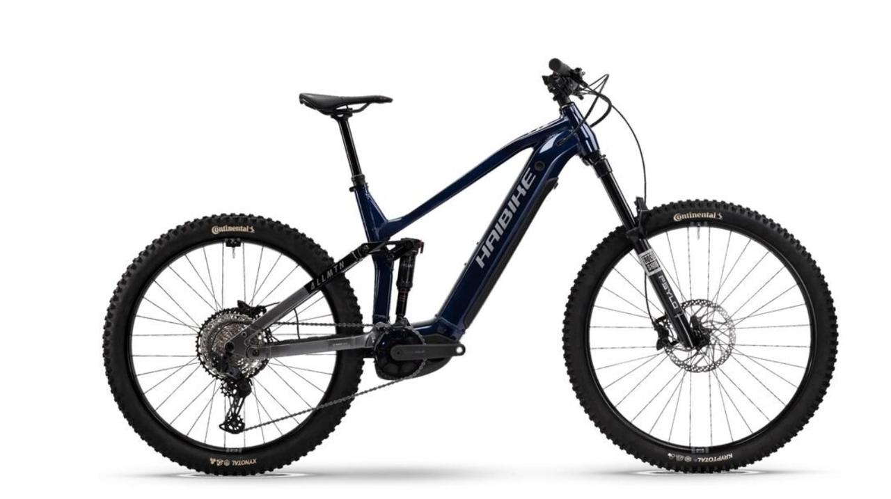 Haibike AllMtn 6 2025 800Wh celoodpružené elektrokolo Ocean Black/Grey Glossy 